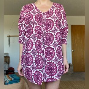 Mandala Print Tunic